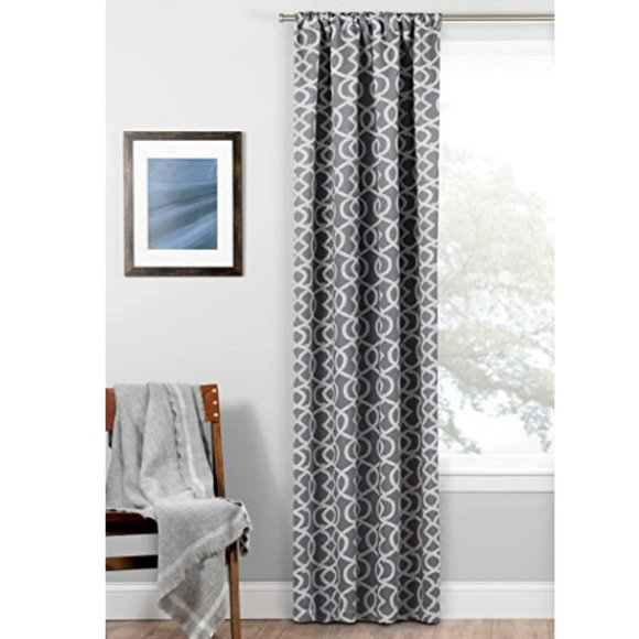 1 Panel Blackout Rod Pocket Thermal Insulated Room Darkening Curtain - Picture 1 of 6